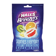 Halls Breezers tropical chill pectin throat drops  25ct