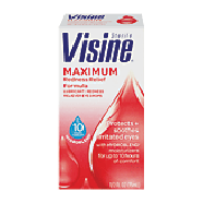 Visine Maximum Strength redness relief formula, lubricant / re 0.5fl oz