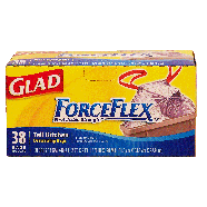 Glad Force Flex tall kitchen bags, stretchable strength, 13 gallon 38ct