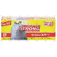 Glad  13 gallon tall kitchen bags  22ct