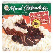 Marie Callender's  chocolate satin pie, thaw & serve 28oz