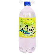 La Croix  natural lime flavored sparkling water 1-L