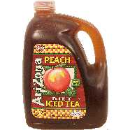 Arizona  peach flavor diet iced tea, no calorie 128fl oz