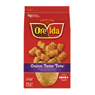 Ore-Ida Onion Tater Tots seasoned, shredded potatoes made with re32-oz