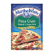 Martha White Pizza Crust Mix Crispy Crust Recipe 6.5oz