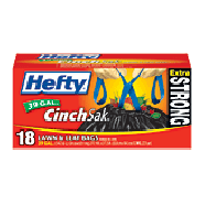 Hefty Extra Strong lawn & leaf, extra large trash drawstring bags, 18ct