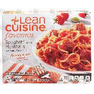 Stouffer's Lean Cuisine favorites; spaghetti with meatballs in a9.5-oz