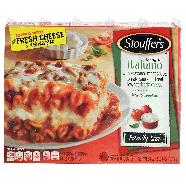 Stouffer's Family Size lasagna italiano w/ seasoned meat sauce, t38-oz