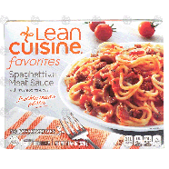 Stouffer's Lean Cuisine favorites; spaghetti with meat sauce wi11.5-oz