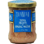 Tonnino  tuna fillets in spring water, wild caught, hand packed, 6.7oz