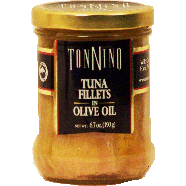 Tonnino  tuna fillets in olive oil, wild caught, hand packed, dol6.7oz