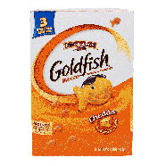 Pepperidge Farm Goldfish cheddar baked snack crackers, 3 stay fre58-oz