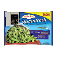 Birds Eye Steamfresh premium select; edamame in the pod, cooks in10-oz