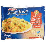 Birds Eye Steamfresh chef's favorites; lightly sauced pasta & bro10-oz