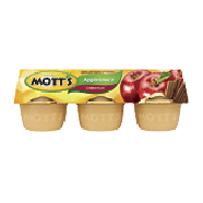 Mott's Apple Sauce Cinnamon 4 Oz 6pk