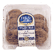 Hill & Valley  sugar free chocolate chunk cookies, 12-count 15oz