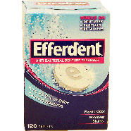 Efferdent  anti-bacterial denture cleanser, removes stains 120ct