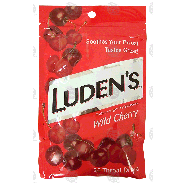 Luden's  pectin lozenge/oral demulcent, wild cherry throat drops  30ct