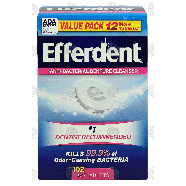 Efferdent  anti-bacterial denture cleanser, tablets  102ct