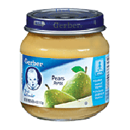 Gerber 2nd Foods Baby Food Pears   4oz