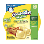 Gerber Graduates  pasta pick-ups, chicken & carrot ravioli 6oz