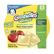 Gerber Graduates  pasta pick-ups, beef & tomato ravioli 6oz