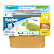 Gerber 1st Foods Baby Foods  Pears 2.5 Oz 2pk