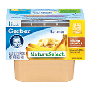 Gerber 1st Foods Baby Foods  Bananas 2.5 Oz 2pk