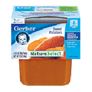 Gerber 2nd Foods Baby Food Sweet Potatoes 3.5 Oz 2pk