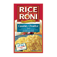 Rice-a-roni Cheesy Pleasers country cheddar, rice with cheddar ch6.3oz
