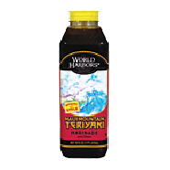 World Harbors Maui Mountain hawaiian style teriyaki sauce & marina18oz