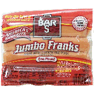 Bar S  jumbo franks, 8-count 16oz