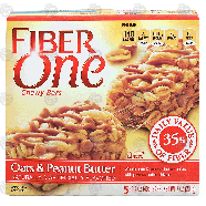 Fiber One  oats & peanut butter chewy bars, whole oats & peanut but5ct