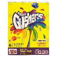 Betty Crocker Fruit Gushers variety pack; strawberry splash, wate5.4oz