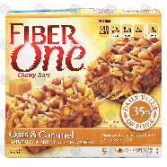 Fiber One  oats & caramel chewy bars, whole oats & caramel flavored5ct
