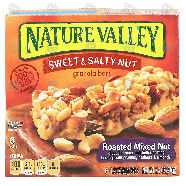 Nature Valley Sweety & Salty Nut roasted mixed nut granola bars, pe6ct