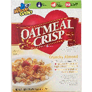 General Mills Oatmeal Crisp crunchy almond; sweet, crispy flakes w17oz