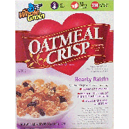 General Mills Oatmeal Crisp hearty raisin; sweet crispy flakes wit18oz
