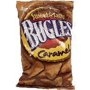 Bugles  crispy corn snacks, caramel sweet & salty 6oz