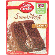 Betty Crocker Super Moist butter recipe chocolate cake mix 15.25oz