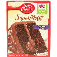 Betty Crocker Super Moist chocolate fudge cake mix 15.25oz