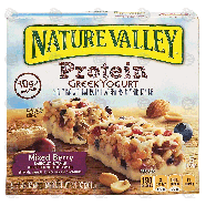 Nature Valley Protein mixed berry chewy bar with naturally flavored 5ct
