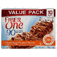 Fiber One 90 calorie chocolate peanut butter chewy bars, 10 bars 8.2oz
