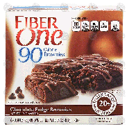 Fiber One 90 calorie chocolate fudge brownies with chocolate fla5.34oz