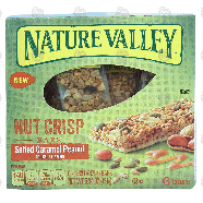 Nature Valley Nut Crisp Bars salted caramel peanut bars 6ct