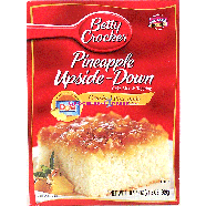 Betty Crocker  pineapple upside-down cake mix w/topping 21.5oz