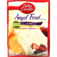 Betty Crocker  white angel food cake mix, fat free 16oz