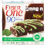 Fiber One 90 calorie mint fudge brownies 6ct