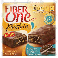 Fiber One Protein cookies & creme chewy bars 5ct