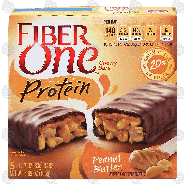 Fiber One Protein peanut butter chewy bars, 5-count 5.85oz